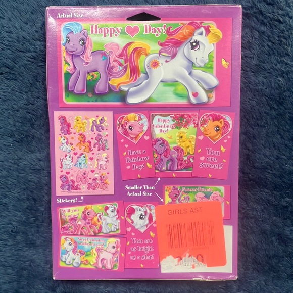 NEW Vintage Y2K My Little Pony Valentines Cards - Picture 2 of 2